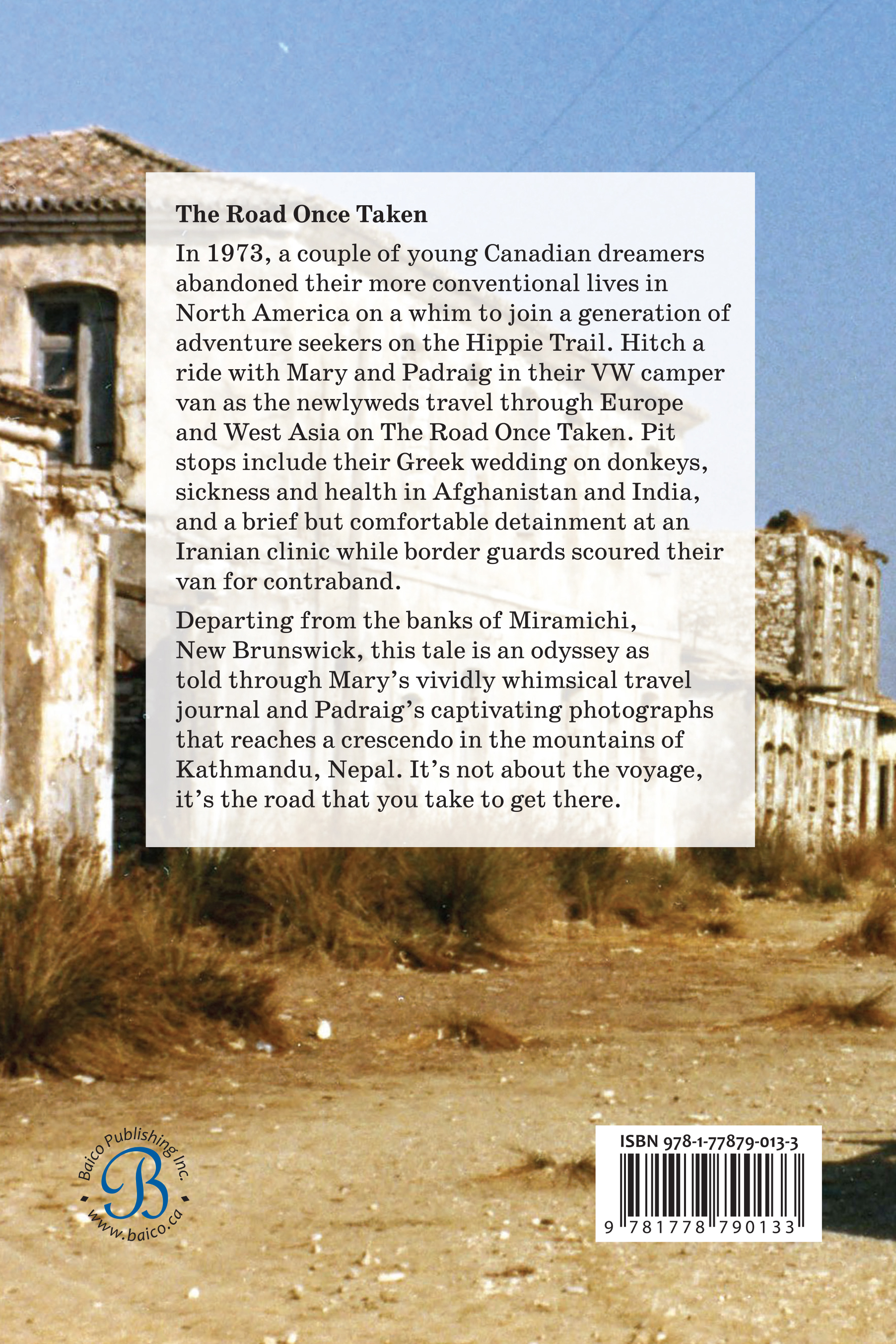 The Road Once Taken COVER - PRINT Oct15